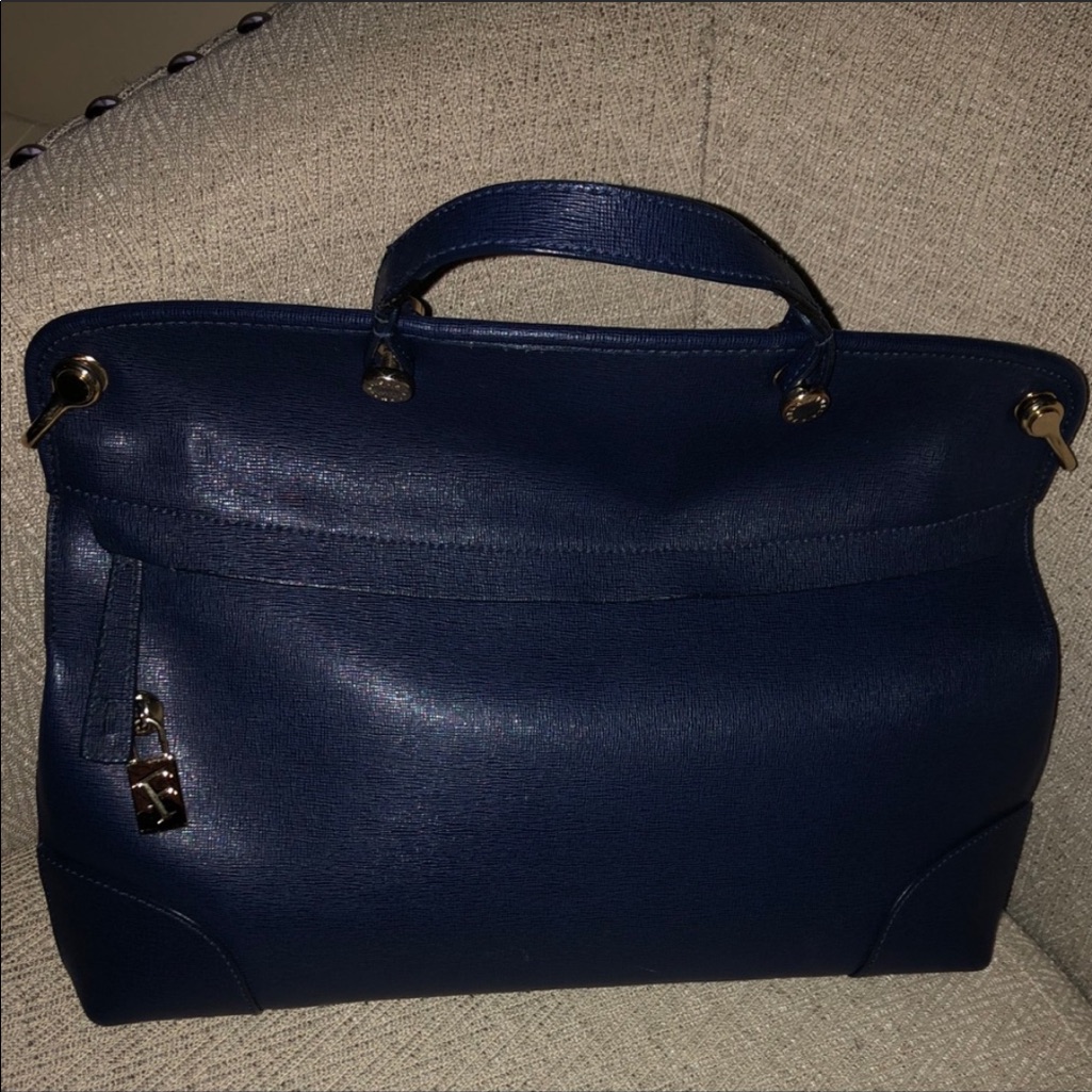 Furla Piper Lg Leather Top Handle Bag